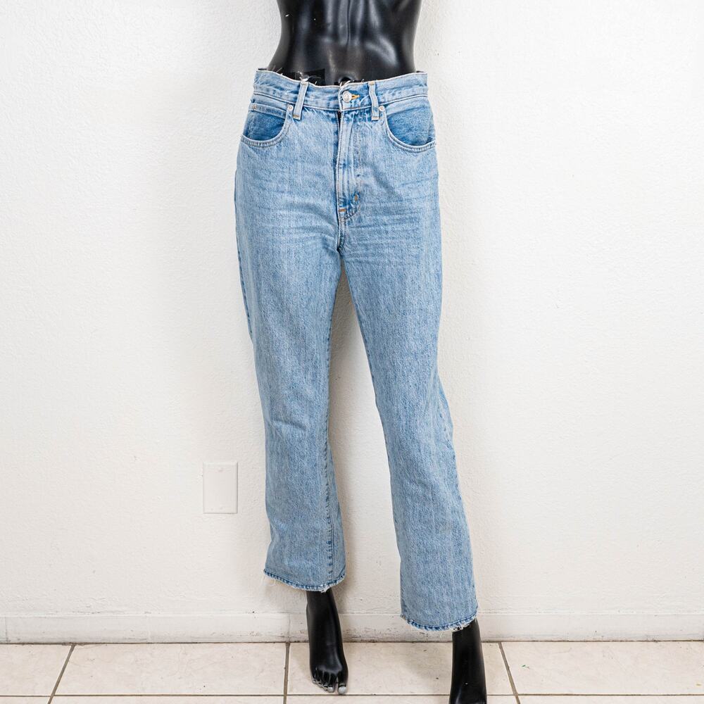 SLVRLAKE London High Rise Straight leg jeans old habits die hard 26